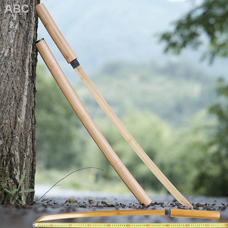 Tang Hengdao bằng gỗ lưỡi kiếm samurai Nhật Bản cường độ cao cặp thực hành vỏ bọc đai Juhe thanh kiếm kiếm vẽ thực hành