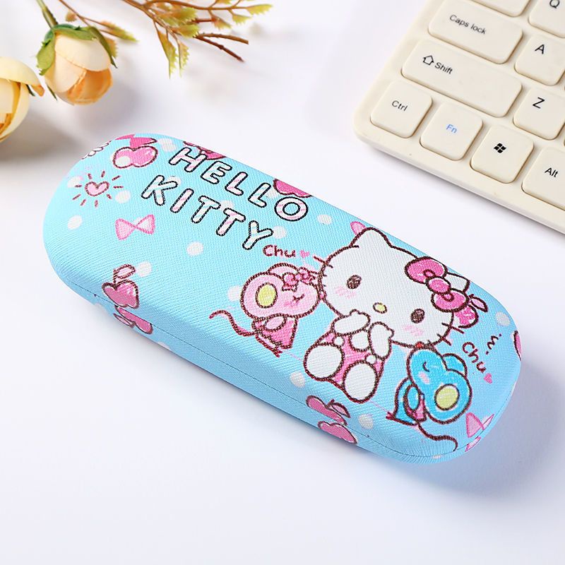Hộp Đựng Mắt Kính Bằng Da PU Họa Tiết Hoạt Hình Phong Cách Nhật Bản