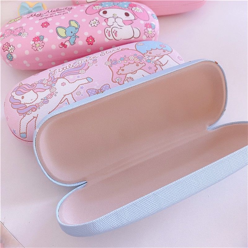 Hộp Đựng Mắt Kính Bằng Da PU Họa Tiết Hoạt Hình Phong Cách Nhật Bản