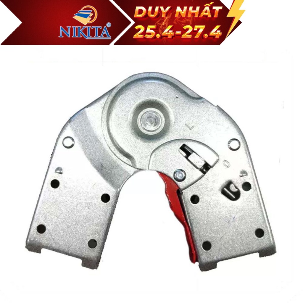 Khóa thang thay thế cho thang gấp NIKITA - Hệ nhôm 6.3 x 2.2 cm - Hàng zin chính hãng