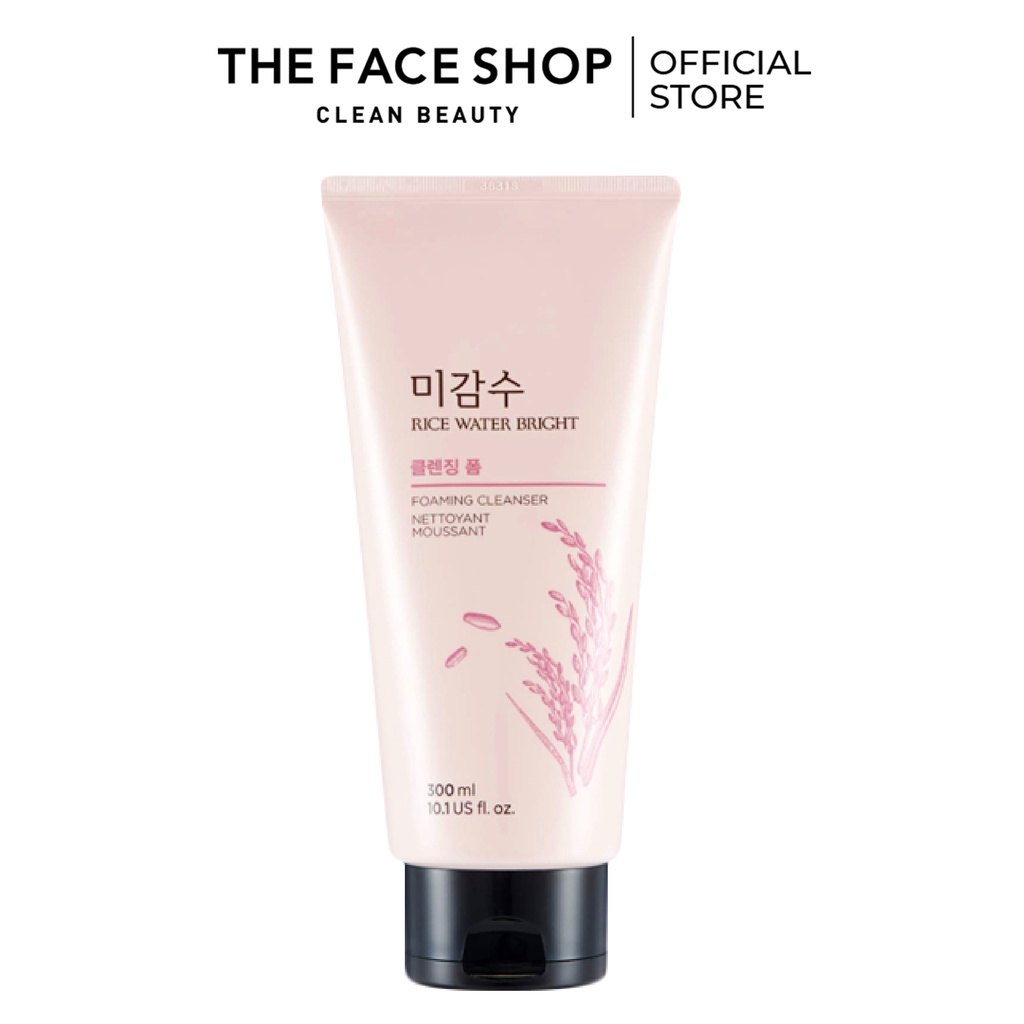 Combo Chăm Da Từ Gạo THE FACE SHOP (Sữa Rửa Mặt,Sữa Tẩy Trang,Mặt Nạ Gạo) 8pcs