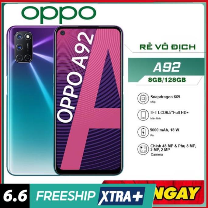 [ SALE MẠNH ] Điện thoại OPPO A92 chính hãng 8GB/128GB  Máy chính hãng fullbox nguyên seal bảo hành 12 tháng | BigBuy360 - bigbuy360.vn