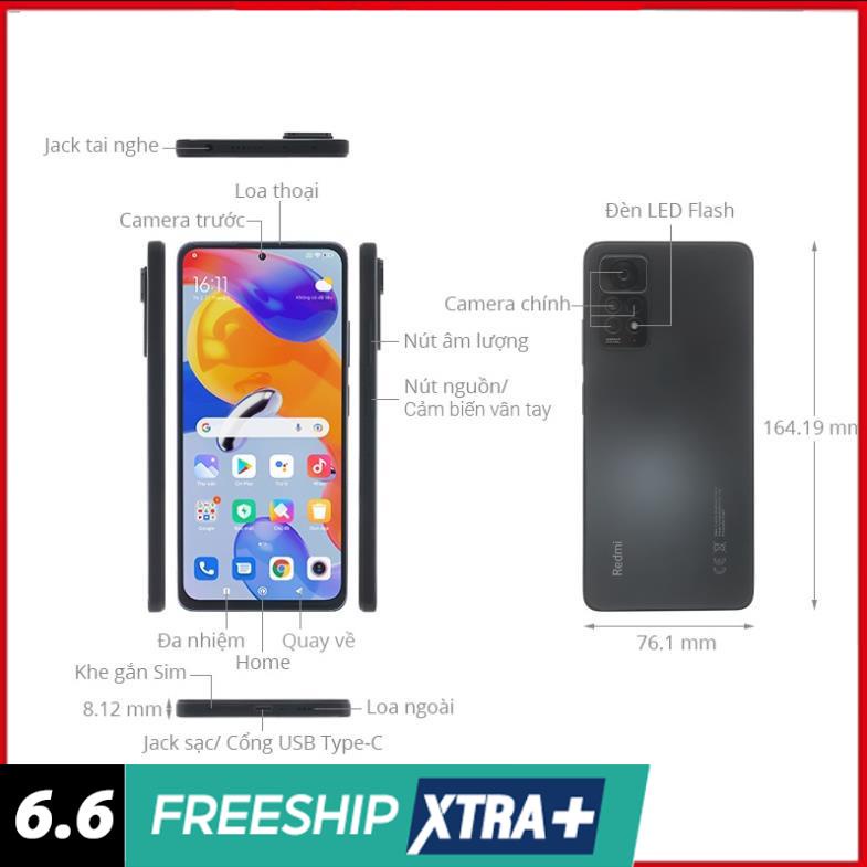 [ SALE MẠNH ] Điện Thoại Xiaomi Redmi Note 11 Pro 8GB/128GB - Hàng Chính Hãng | Nguyên Seal . | BigBuy360 - bigbuy360.vn