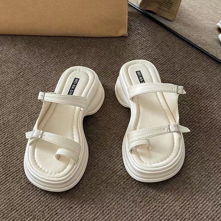 Dép lê nữ thời trang đế dày học sinh