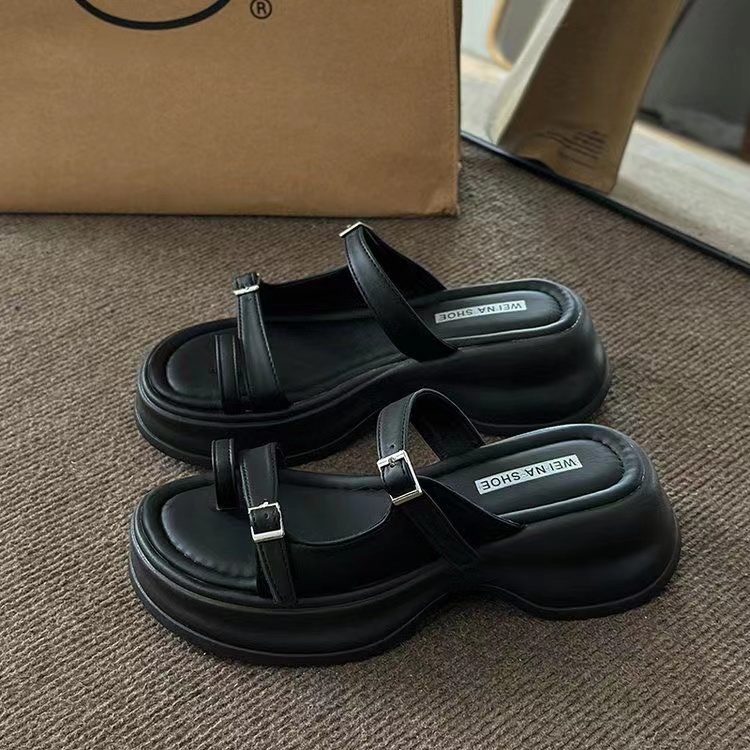 Dép lê nữ thời trang đế dày học sinh