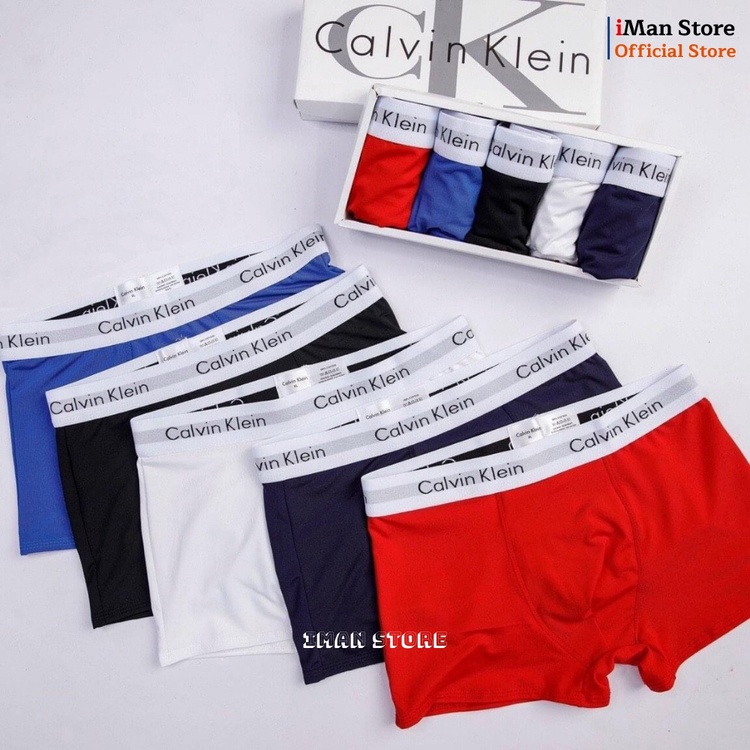 Combo Hộp 5 Quần Sịp Đùi Nam Thun Lanh, Quần Lót Nam Cao Cấp Mềm Mịn, Co Dãn Thấm Hút KLAY