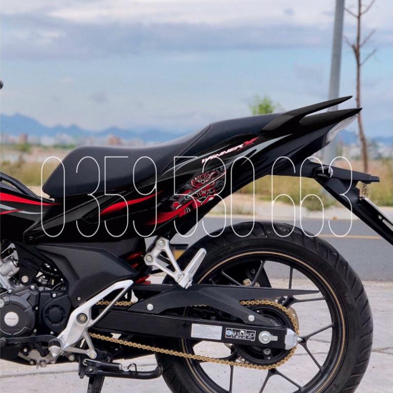 Bi Decal Tem trùm Winner X - mẫu samurai đỏ đen cực ngầu