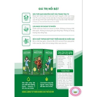 Sữa CaCao Lúa Mạch TH truechocomalt 110ml(48 hộp)