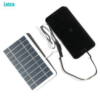Lotco 2w 5v 400ma solar panel solar system for cell phone battery charger usb output