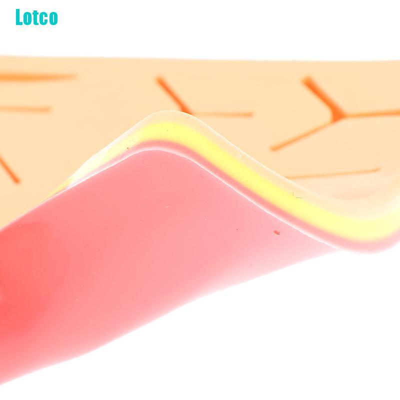 Lotco Medical Skin Suture Practice Silicone Pad Wound Simulated Surgical Training