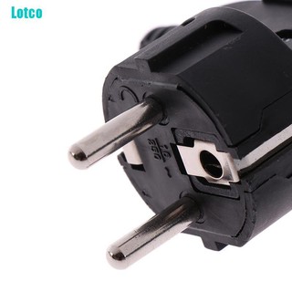 Lotco Eu AC Power Adapter Socket 16A 250V Connector Cable Electrical Detachable Plug