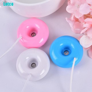 Lotco 1pc Mini Portable Donuts Humidifier USB Air Purifier Aroma Diffuser Steam Gift