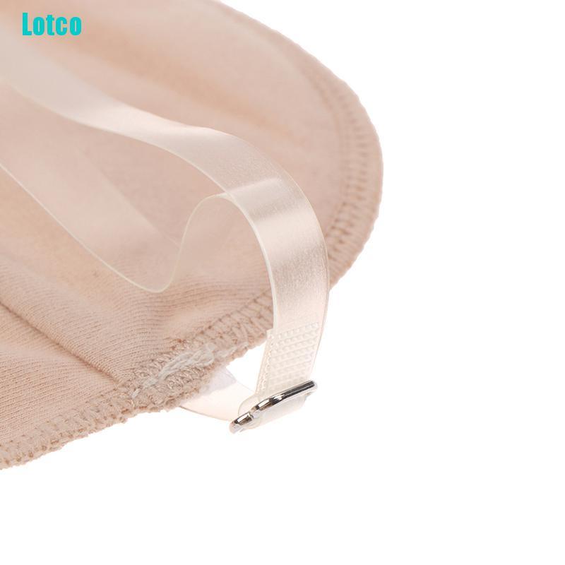 Lotco 1Pair Underarm Sweat Shield Pad Washable Armpit Absorbing Sweat Guards Strap