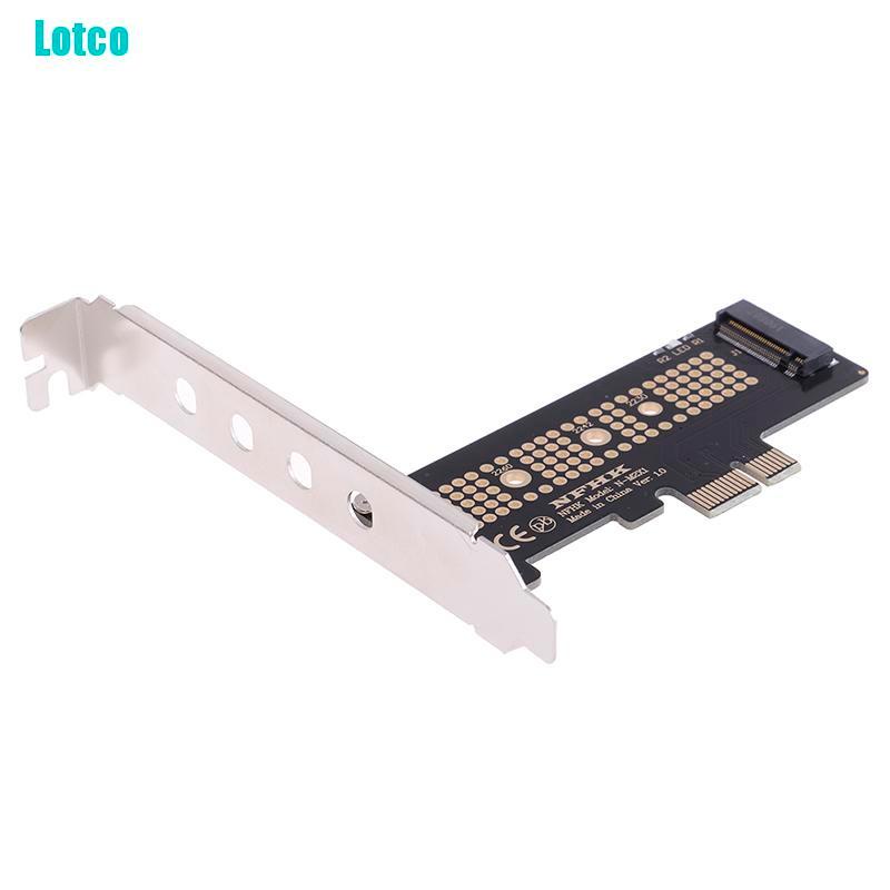 Lotco NVMe PCIe x4 x2 M.2 NGFF SSD to PCIe x1 converter card adapter PCIe x1 to M.2