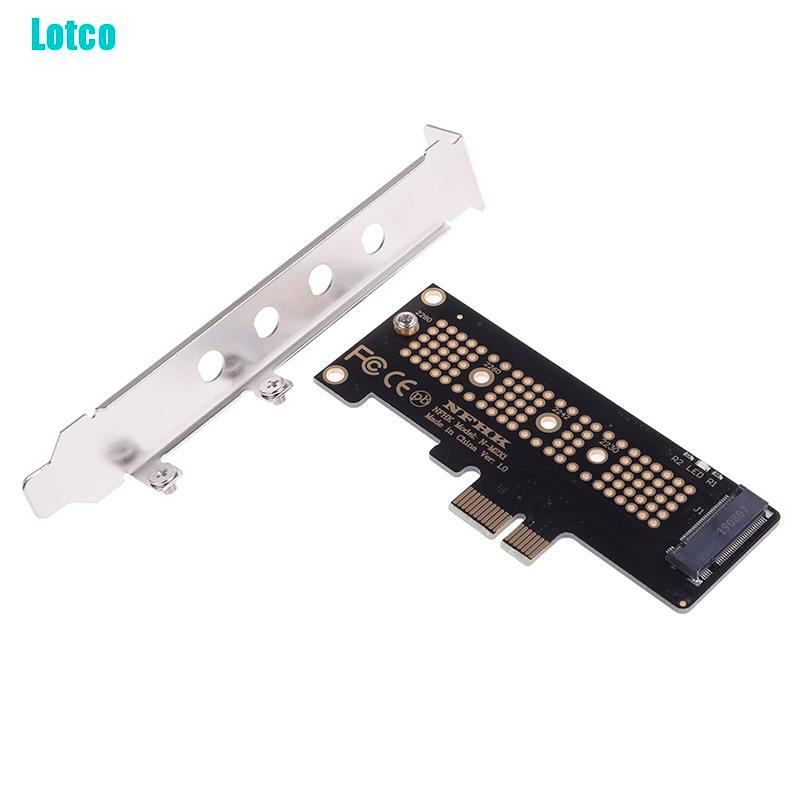 Lotco NVMe PCIe x4 x2 M.2 NGFF SSD to PCIe x1 converter card adapter PCIe x1 to M.2
