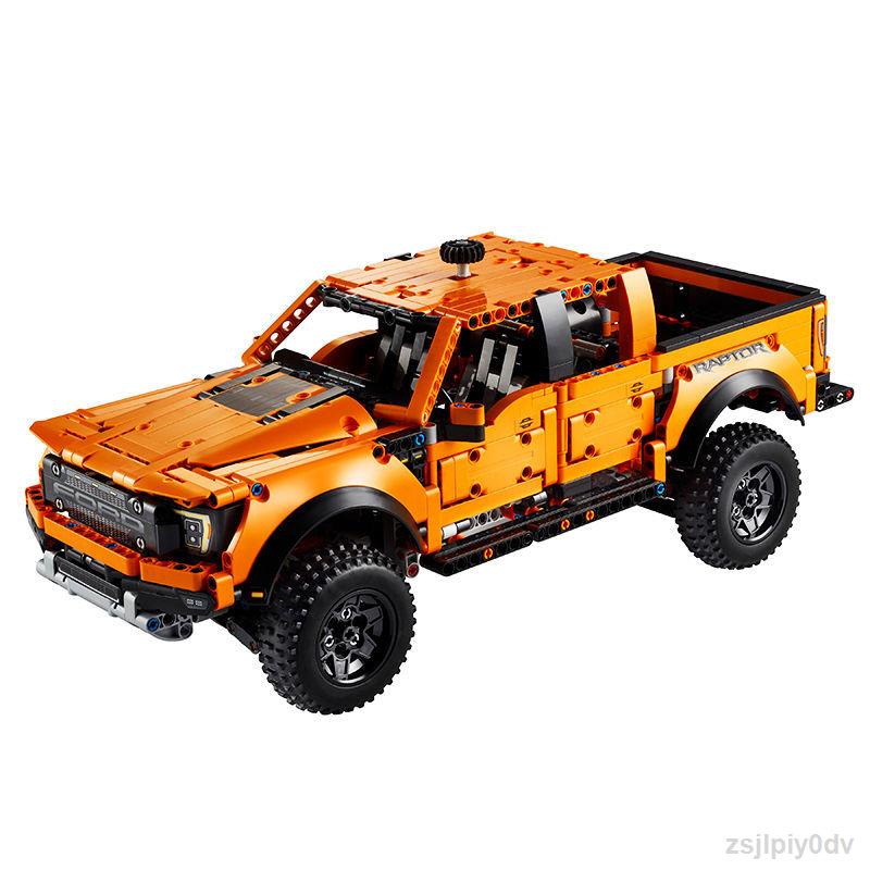 Tương thích với Lego các khối xây dựng Ford Raptor F150 bán tải off-road mô hình xe cơ khí nhóm đồ chơi lắp ráp cậu bé q