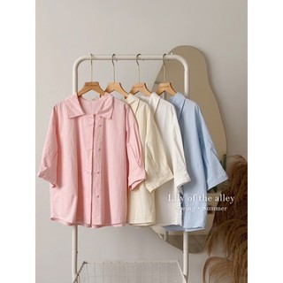 Sơ mi khuy đôi phong cách Ulzzang Hàn Quốc