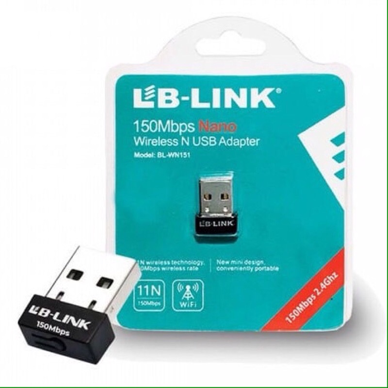 Usb Thu Wifi LBLINK BL- WN155A Có Râu -Usb Kết Nối Wifi Cho PC, Máy Bàn, laptop Có Ăng Ten, Tăng Tốc Độ Wifi  LB155A | BigBuy360 - bigbuy360.vn