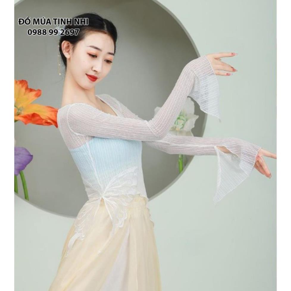 JOLYN TOP - ÁO REN HOA NỔI CỔ ĐỨNG HIỆN ĐẠI