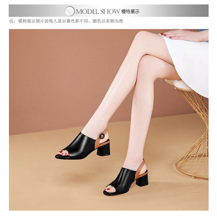 Giày Sandal Cao Gót Hở Ngón Hở Ngón Thời Trang 2023 Cho Nữ