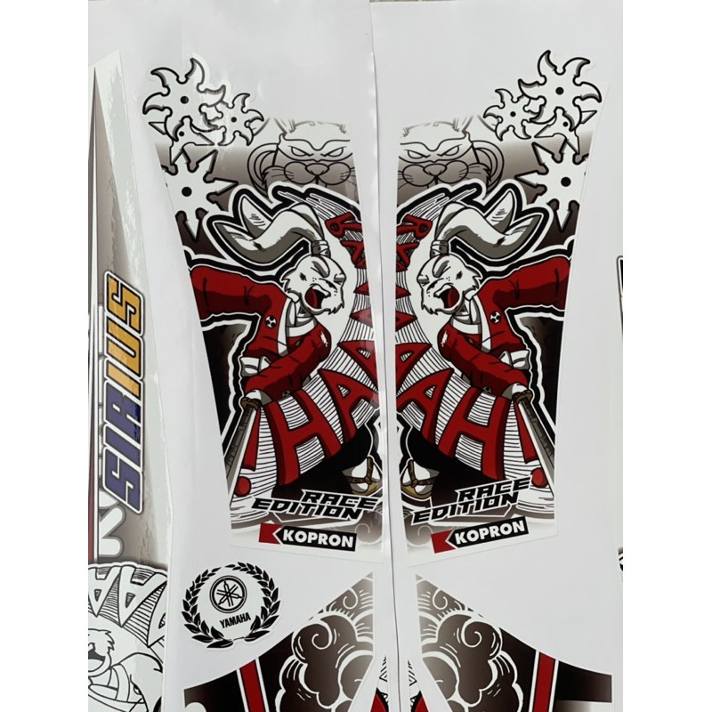 Bi Decal Tem rời Sirius 110 - mẫu thỏ Rabbit cực ngầu