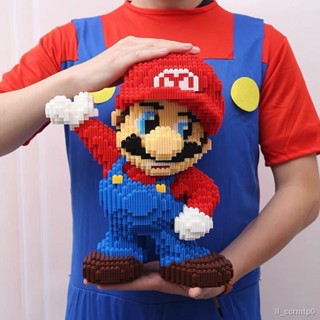 Tương thích với Lego Mario Lớn Hoạt Hình Các Hạt Nhỏ Lắp Ráp Khối Xây Dựng Quà Tặng Đồ Chơi Giáo Dục