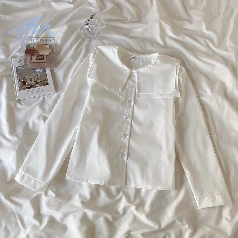 Áo Sơ Mi Cổ V Tay Dài Cột Dây Đơn Giản Thoải Mái Phong Cách Pháp Thời Trang Mùa Hè Mới Cho Nữ