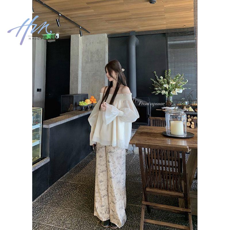 Áo Kiểu Trễ Vai Dáng Xòe Ôm Sát Chống Nắng Thời Trang Mùa Hè Quyến Rũ Cho Nữ