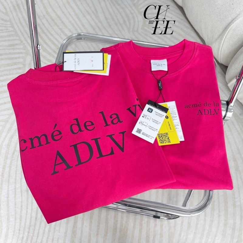 Áo phông adlv pinky ảnh thật shop chụp