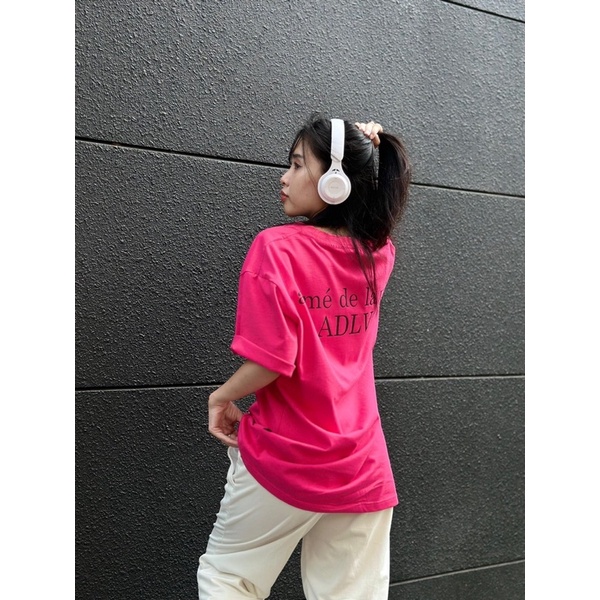 Áo phông adlv pinky ảnh thật shop chụp