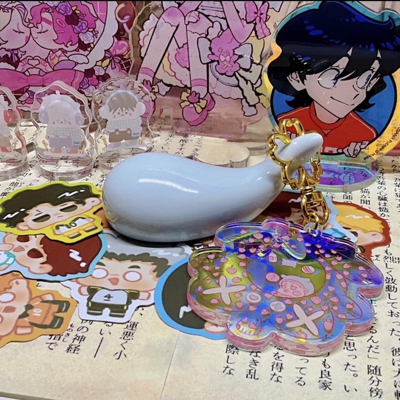 MÓC KHÓA NHÂN VẬT HAIKYUU 5CM HOLOGRAM