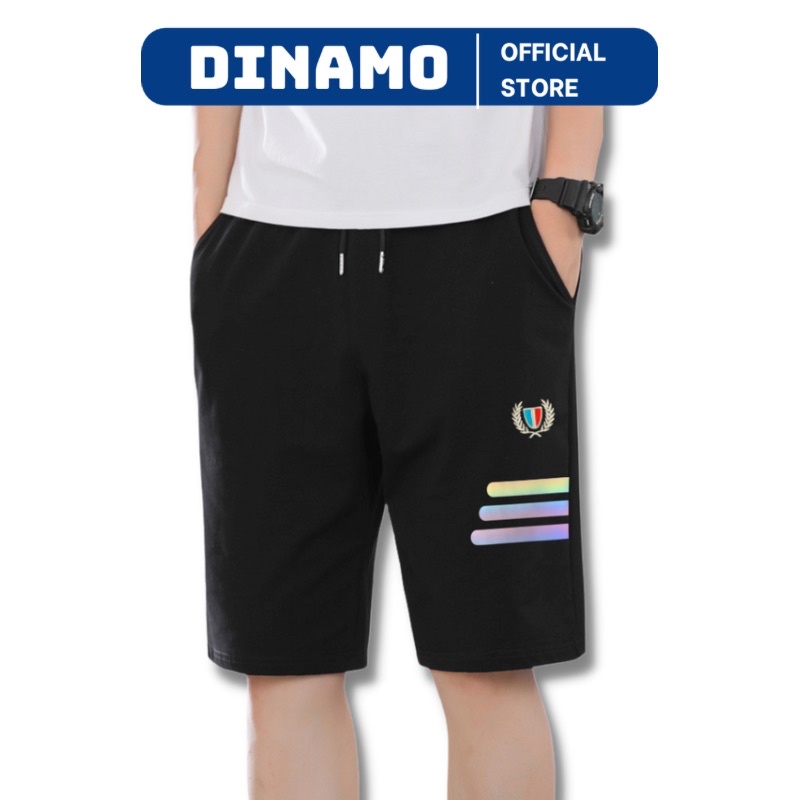 Quần ngố nam vải thun logo 7 màu, quần đùi ngố nam