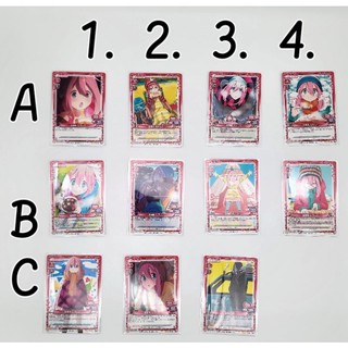 Thẻ bài bo góc 07 chủ đề Yuru Camp △ Clear Card Collection, chính hãng