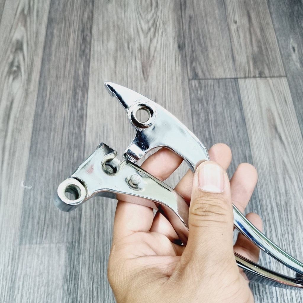 Bộ Tay Thắng, Tay Côn Zin Mạ Niken Sáng Bóng Gắn Cho Suzuki Raider Fi, Xăng Cơ