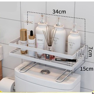Kệ bồn cầu, kệ nhà vệ sinh gác bồn toilet CHIAN - Thiết kế sang trọng - Tải trọng 6kg -  Sơn tĩnh điện chống gỉ 5 lớp .