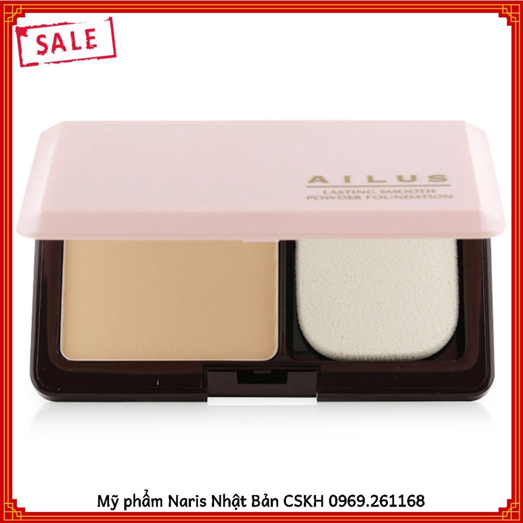 Phấn nền siêu mịn lâu trôi Powder Foundation Naris White SPF18 PA++ Nhật Bản 14g