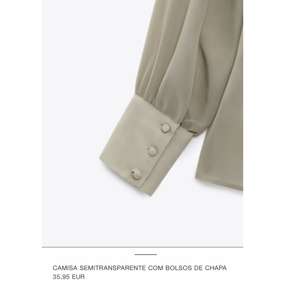 Áo sơ mi Zara size xs new tag 100%