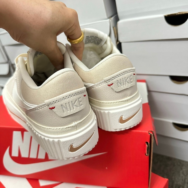 Giày sneaker N,IKE Court Legacy Lift Màu kem  Full bill box