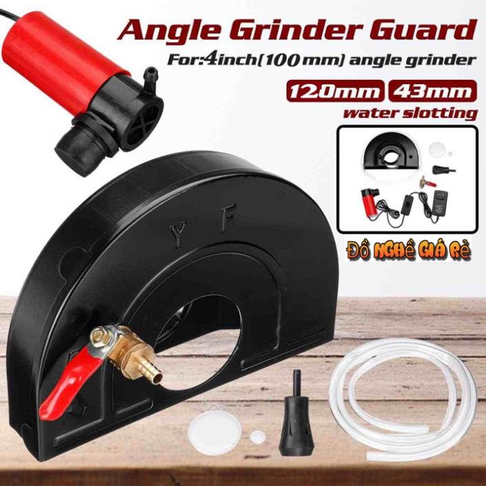 COM BO Máy Bơm Nước Mini 12v Và Tấm Chắn Bảo Vệ Cắt Rãnh Với Van Nước Có Thể Điều Chỉnh ( Loại Dày)
