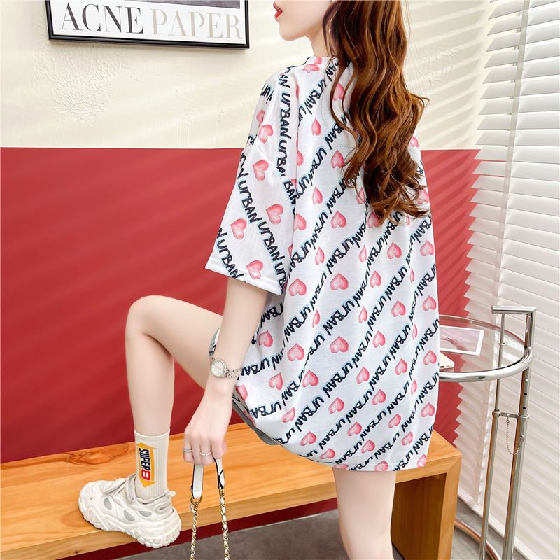 Áo Thun Ngắn Tay In Chữ Phong Cách Âu Mỹ Thời Trang Mùa Hè Mới Cho Nữ