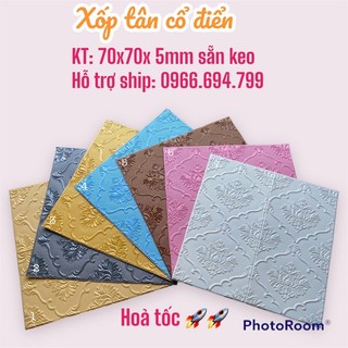 Xốp dán tường Tân cổ điển - 5mm loại 1 - 70x70cm