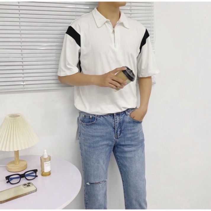 Quần Jean Nam Xanh Rách Đùi co giãn Ôm From Tôn Dáng Chuẩn, quần bò Nam make up cao cấp Athena đẹp tuyệt a256 a a124