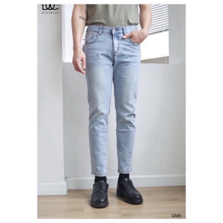 Quần Jean Dài Nam màu xanh Trơn 896 tư thế make up Cao Cấp, From Dáng Skinny korea a256 a32 a124 | BigBuy360 - bigbuy360.vn