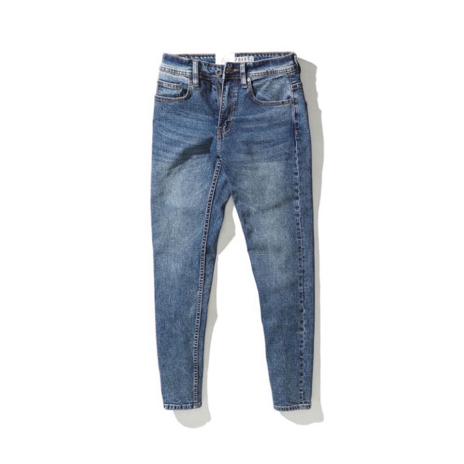 Quần Jean Nam Ống Đứng Trơn blue color 698 Đậm From Skinny Dáng Chuẩn a256 a32 a124 | BigBuy360 - bigbuy360.vn