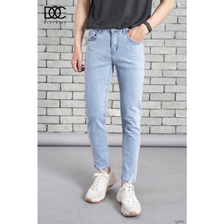 Quần Jean Nam màu xanh da trời da trời co và giãn Ôm From Tôn Dáng Chuẩn, quần bò Nam make up cao cấp a32 a124 | BigBuy360 - bigbuy360.vn