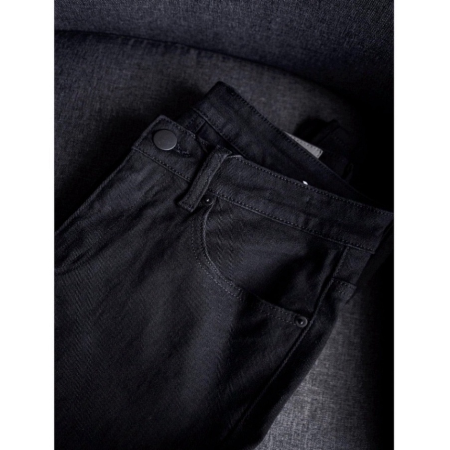 Quần Jean Nam vật tư DENIM màu đen cao cấp co và giãn , tư thế tươi tắn MIUSHOP89 a256 a32 a124 | BigBuy360 - bigbuy360.vn