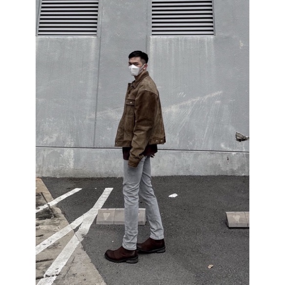 QUẦN JEANS NAM SKINNY XÁM TRO RÁCH GỐI TALURETRO a124 | BigBuy360 - bigbuy360.vn