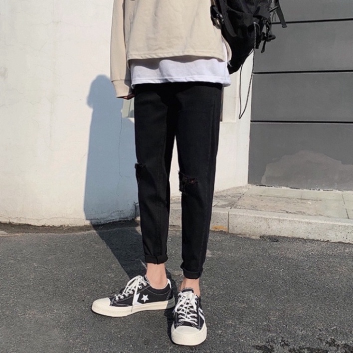 Quần Jean Dài Nam ,Chất Bò Nam Rách Gối T cao cấp tư thế From Dáng trẻ trung korea a256 a32 a124 | BigBuy360 - bigbuy360.vn