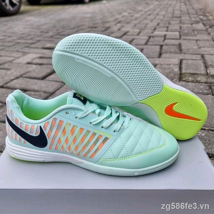 Giày Bóng Đá Nike77 Lunar Gato 2 Xanh Vàng Đỏ