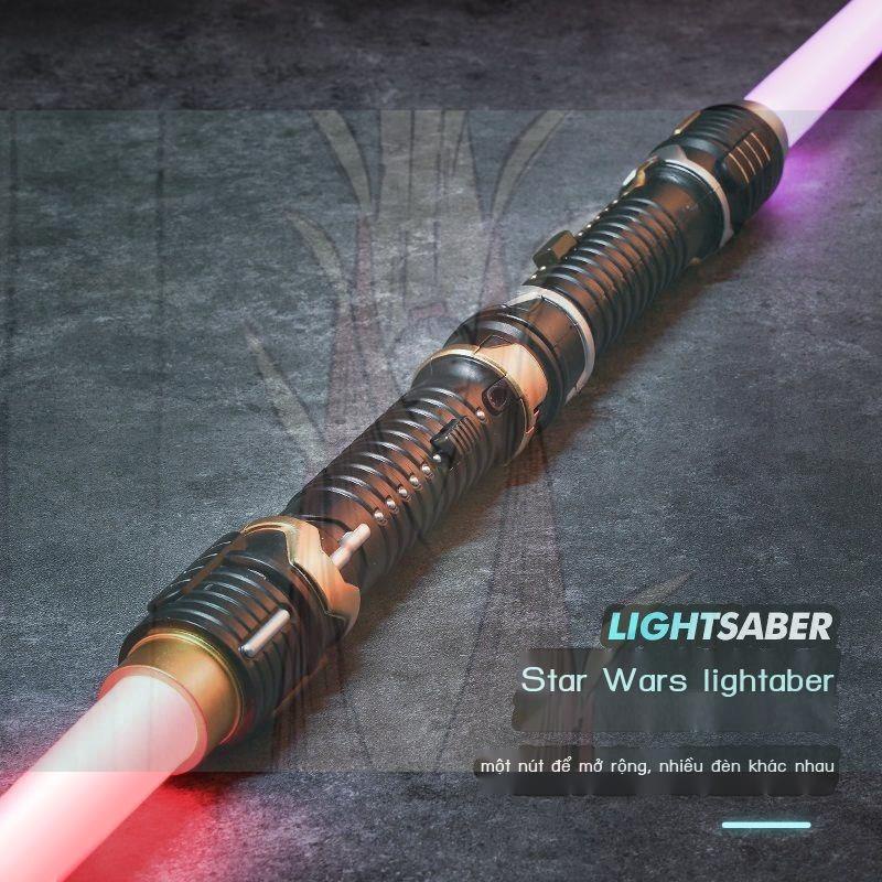 ✔▣✸Set 2 Thanh Kiếm Ánh Sáng Lấp Lánh 1 Cái "Star Wars” Đồ Chơi Hóa Trang Saber Dành Cho Trẻ Em Làm Quà
